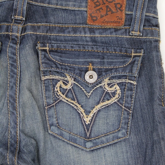 Big Star Remy Bootcut Low Rise Jeans - Picture 6 of 6